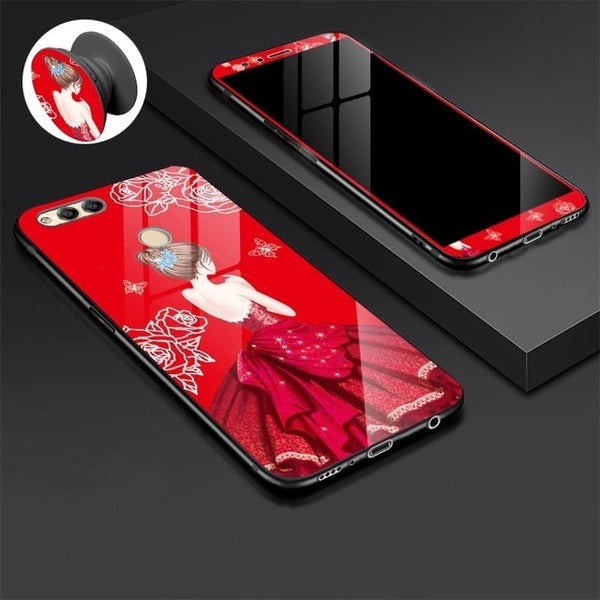 Huawei Tempered Glass Case
