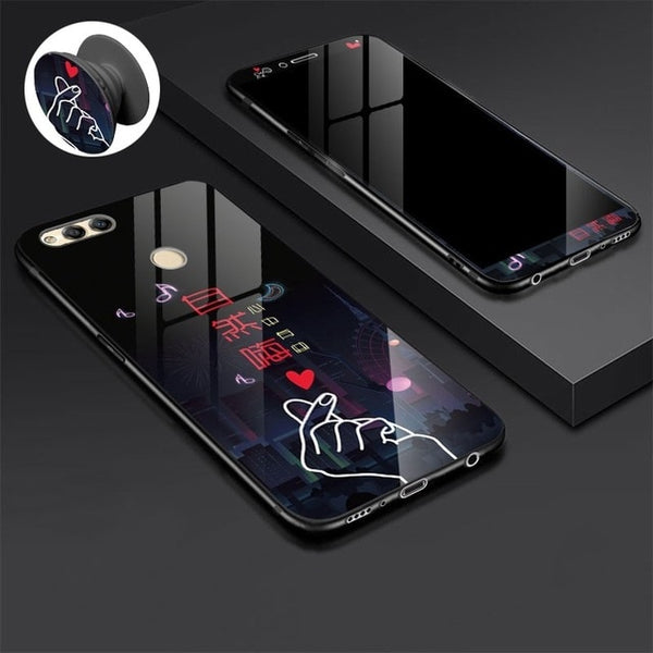 Huawei Tempered Glass Case