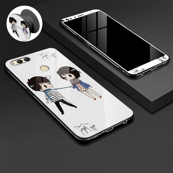 Huawei Tempered Glass Case