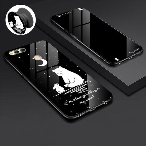 Huawei Tempered Glass Case