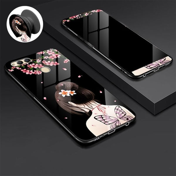 Huawei Tempered Glass Case