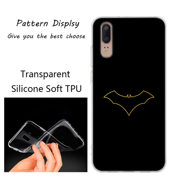 Huawei Marvel Comics Simple Logo Soft Silicone Case
