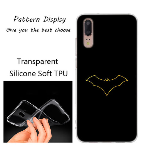 Huawei Marvel Comics Simple Logo Soft Silicone Case