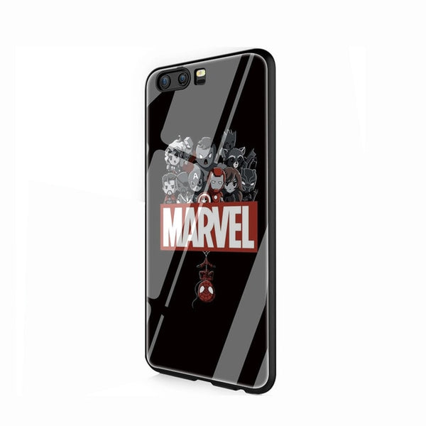 Huawei  Marvel Superheroes Tempered Glass