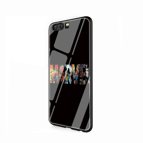 Huawei  Marvel Superheroes Tempered Glass