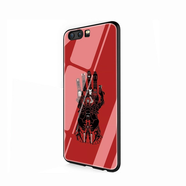 Huawei  Marvel Superheroes Tempered Glass