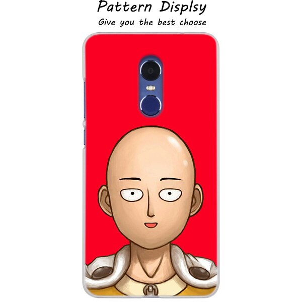 cute saitama Clear Cover Case for Xiaomi Redmi 3 3S 6 Pro S2 4A 4X 5A 6A 5 Plus Note 5A Note 7 3 4 4X 5 6 Pro Mi 5x