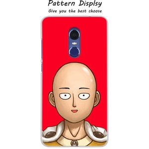 cute saitama Clear Cover Case for Xiaomi Redmi 3 3S 6 Pro S2 4A 4X 5A 6A 5 Plus Note 5A Note 7 3 4 4X 5 6 Pro Mi 5x