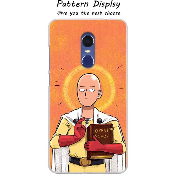 cute saitama Clear Cover Case for Xiaomi Redmi 3 3S 6 Pro S2 4A 4X 5A 6A 5 Plus Note 5A Note 7 3 4 4X 5 6 Pro Mi 5x
