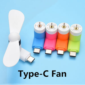 Type-c Cute Flexible Mini Fans