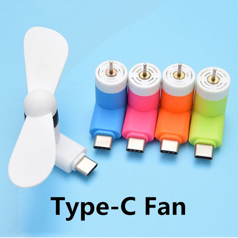 Type-c Cute Flexible Mini Fans